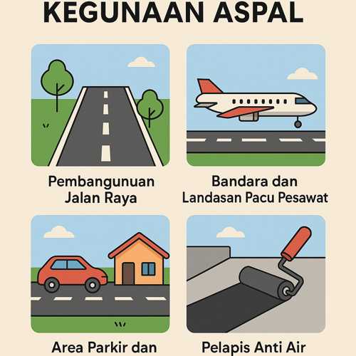 kegunaan aspal