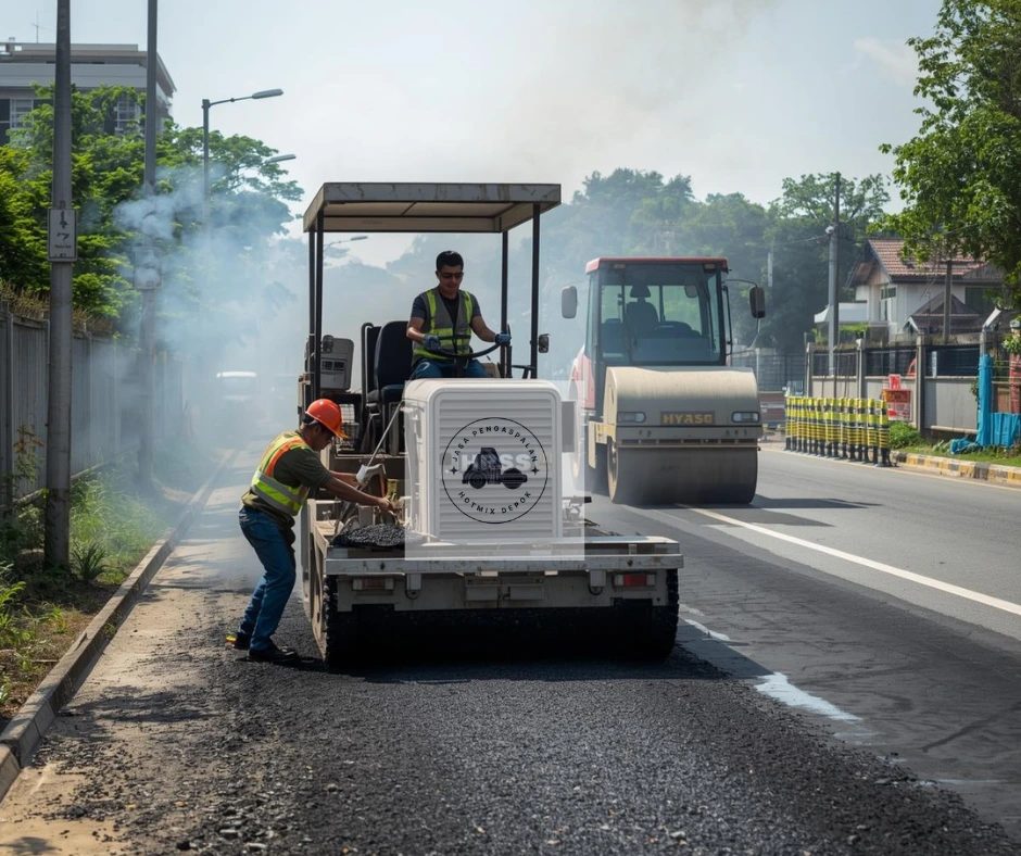 pemadatan aspal hrs